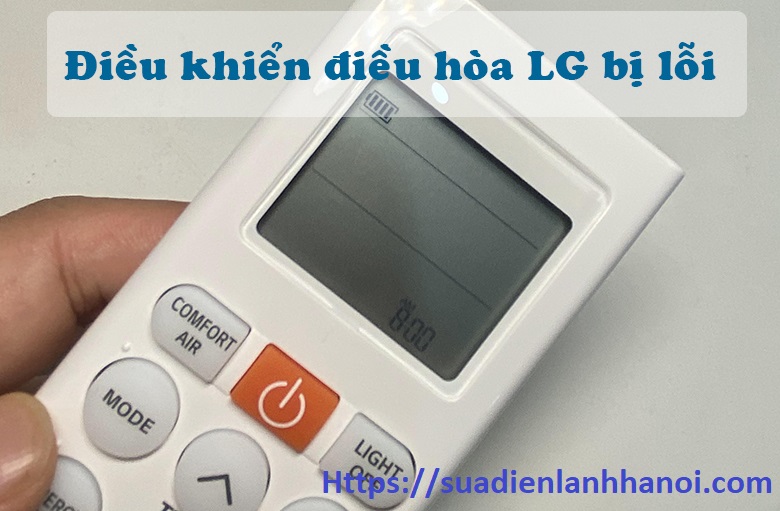 điều khiển điều hòa bị hỏng